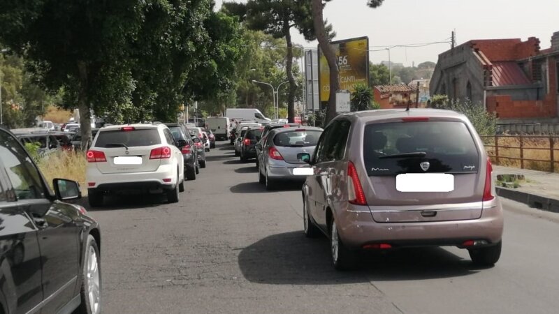 "La circonvallazione di Catania &egrave; in tilt"