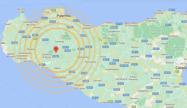 Scossa di terremoto 4.2 nel Palermitano