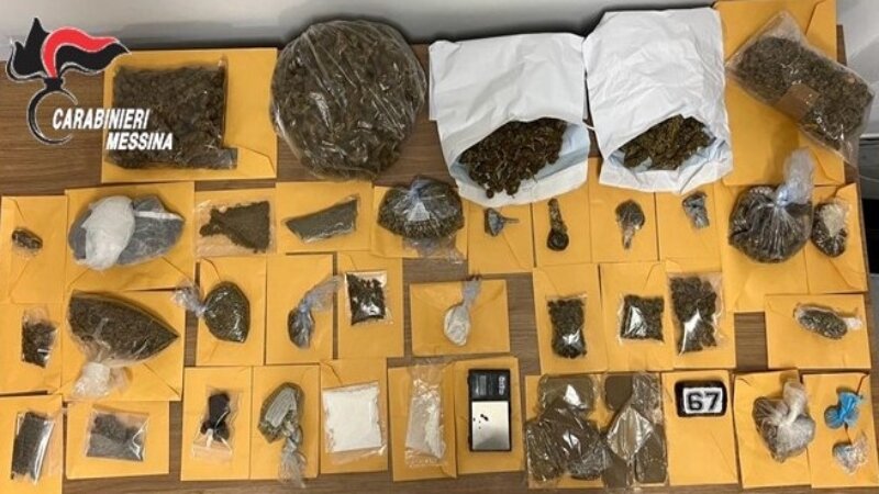 Alloggia nel b&b e allestisce market di droga