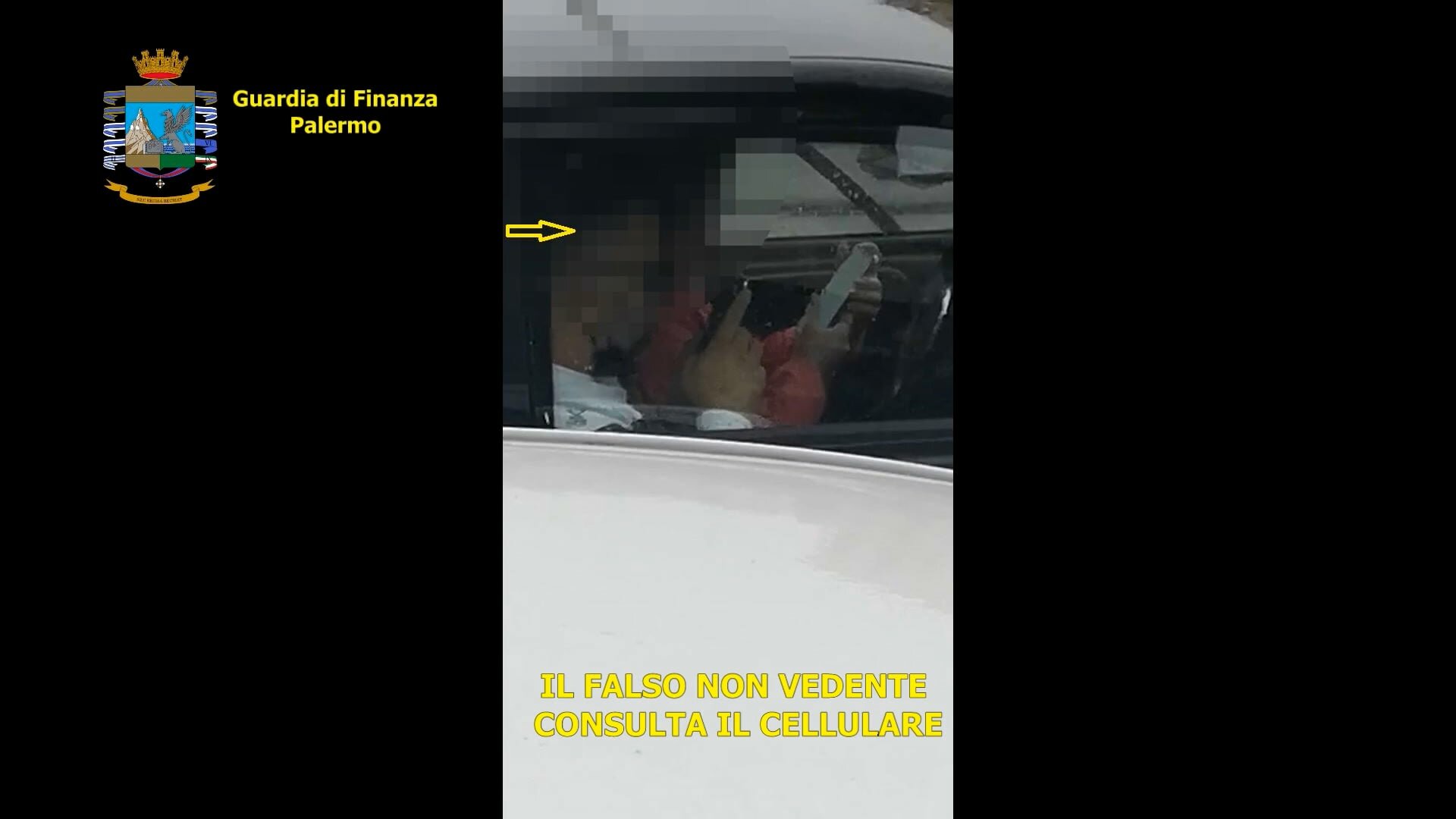Falso cieco a zonzo a Palermo