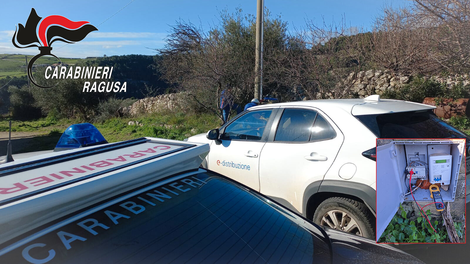 Ruba 55.000 euro di energia elettrica: beccato