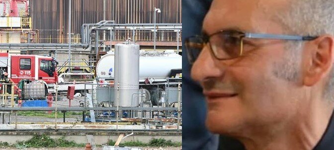 Inferno di fuoco nel deposito Eni: operaio catanese tra le vittime