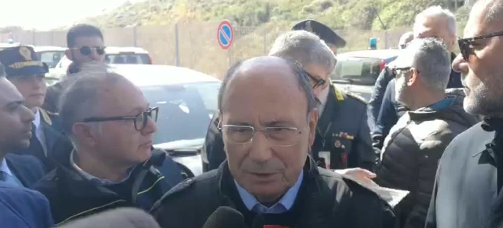 Lampedusa, sopralluogo di Schifani