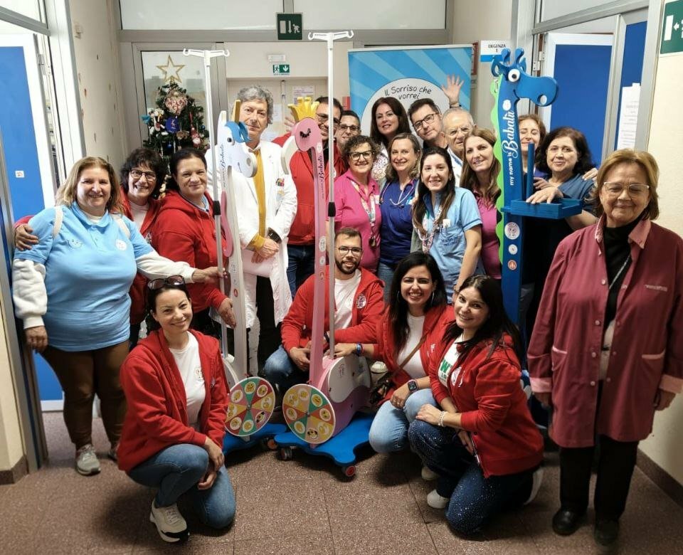 Siracusa, portaflebo a forma di animale per i piccoli pazienti
