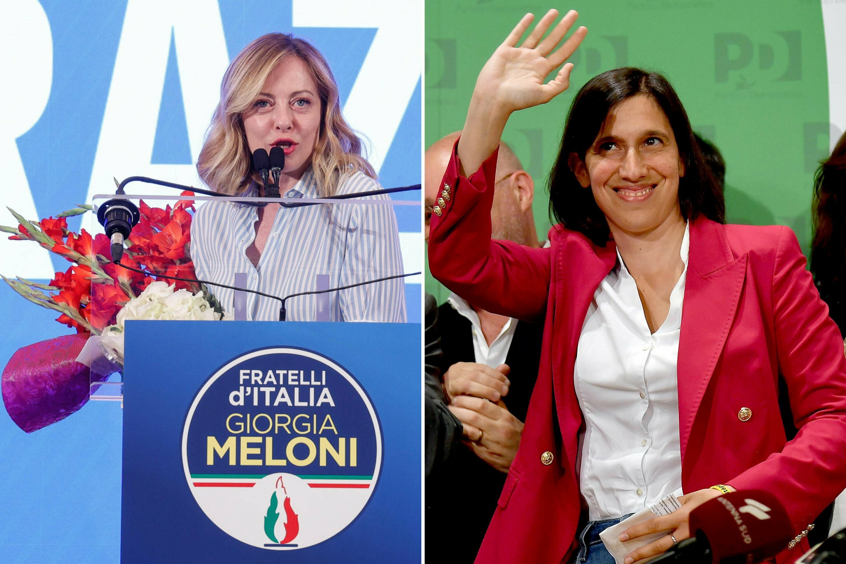 Giorgia ed Elly prime nell'Italia che non vota