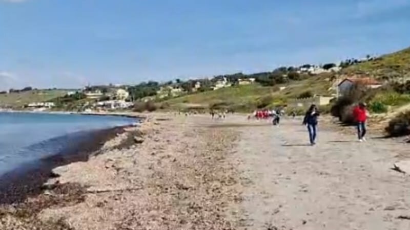 Puliscono spiaggia e trovano l'hashish Puliscono spiaggia e trovano l'hashish