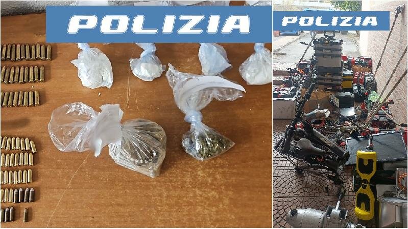 Deposito di merce rubata nel garage di Librino