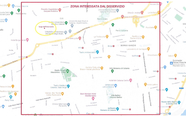 Mezza Catania mercoled&igrave; senz'acqua