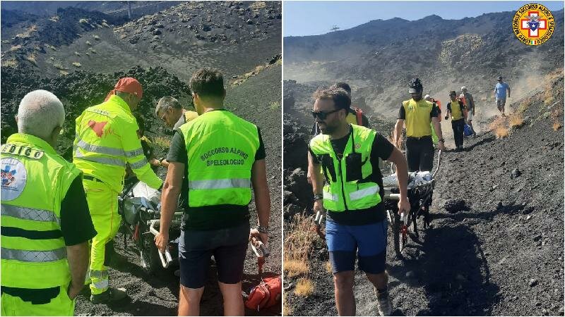 Turista tedesca si sente male e muore sull'Etna