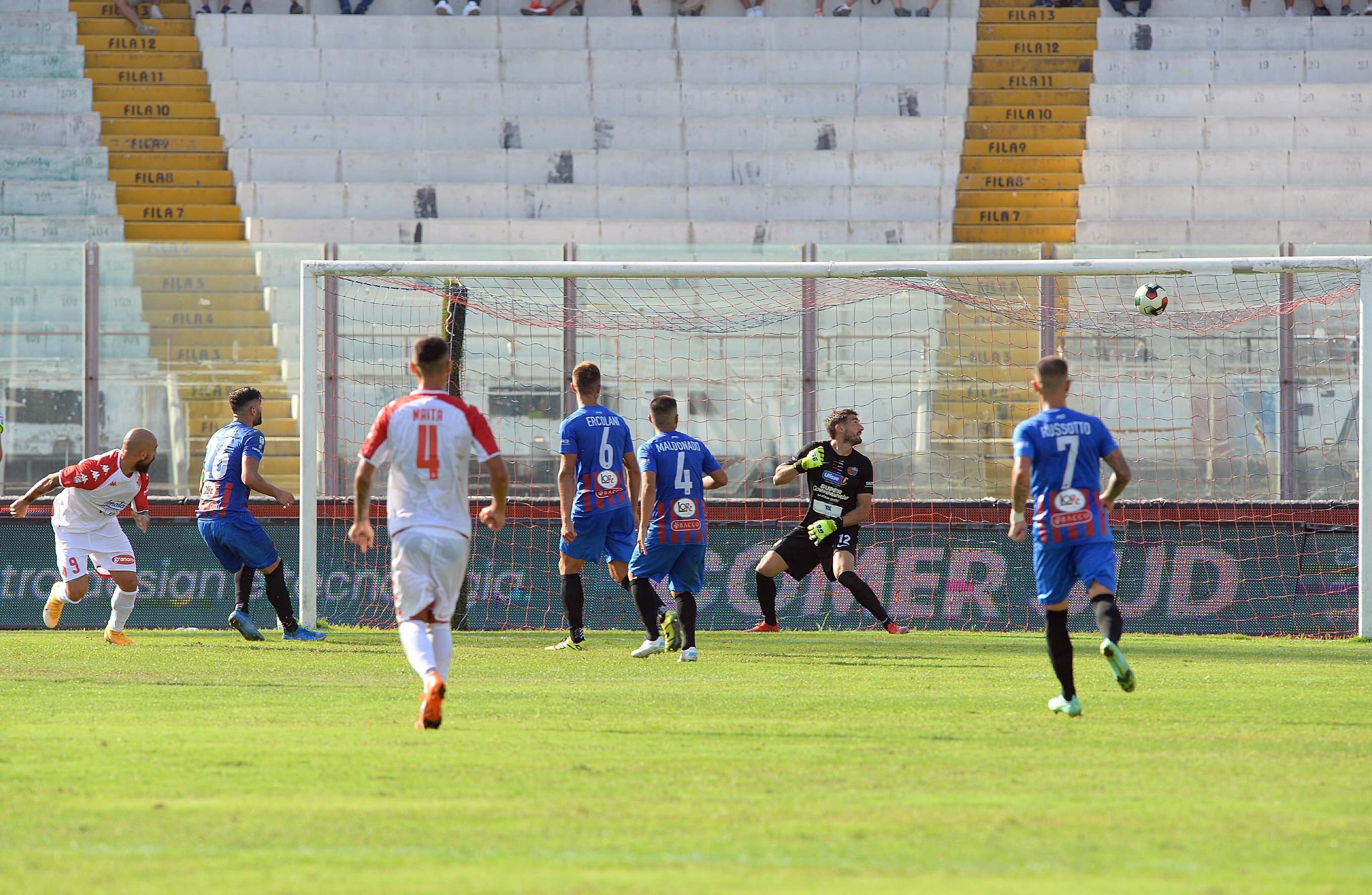 Il Catania sbaglia e paga