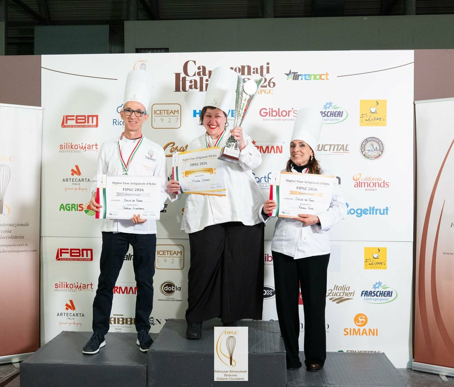 Sfida tra chef panificatori: sul podio una siciliana