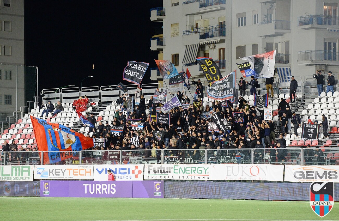 Crotone-Catania, divieto di trasferta