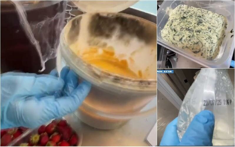 Nel bar catanese alimenti scaduti e con la muffa