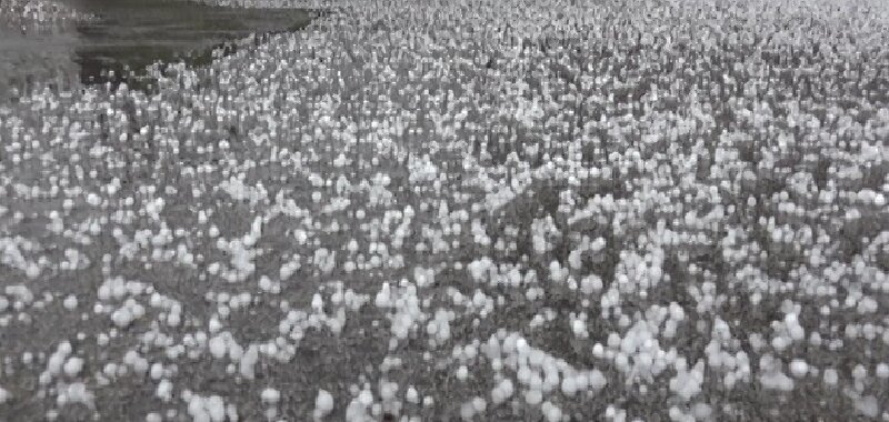 In Sicilia pure la grandine