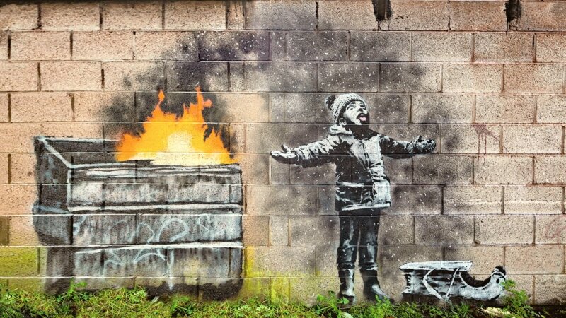 La street art di Banksy arriva a Catania