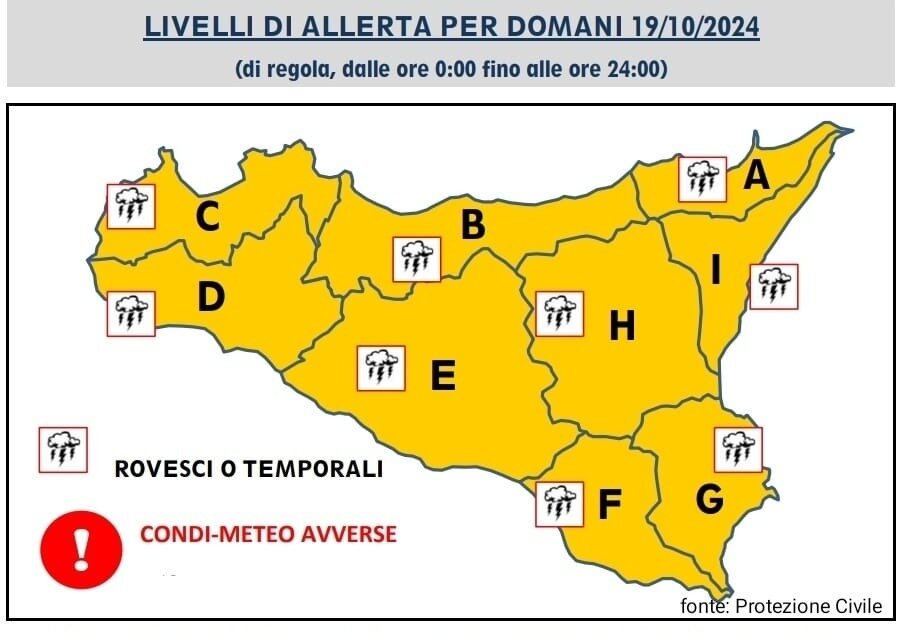 In Sicilia un weekend ciclonico