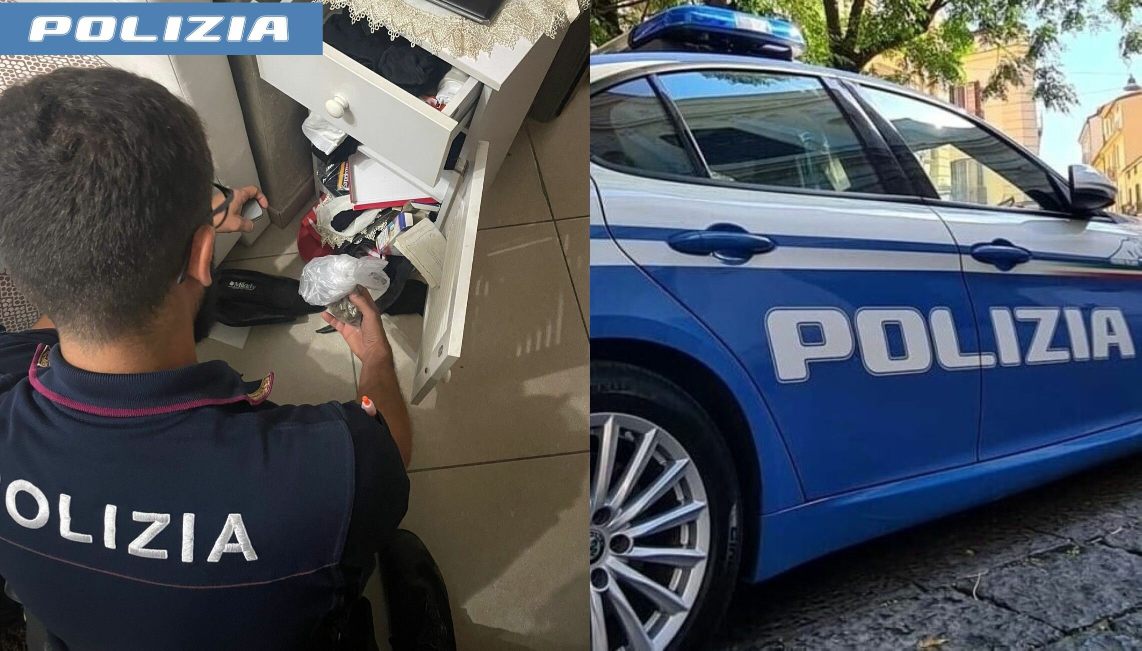 Non rispettano l'alt, agente quasi travolto