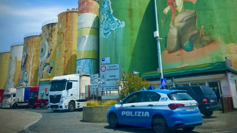 Ruba borsa da un'auto e usa carte di credito