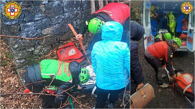 Soccorso sull'Etna ragazzino in gita scolastica