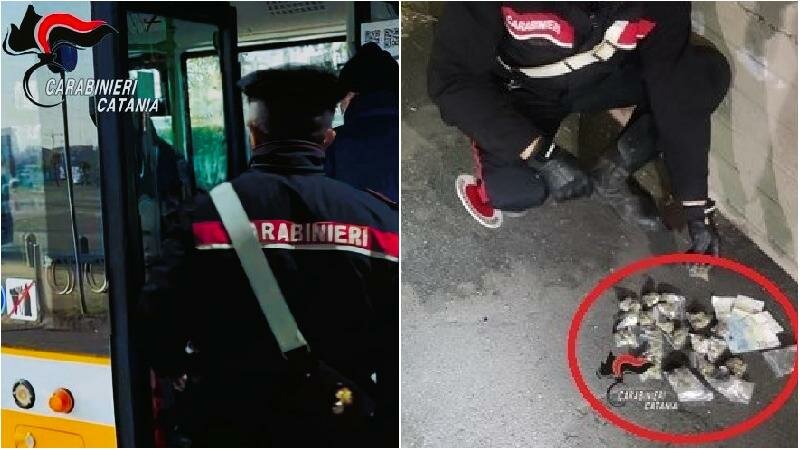 Il passeggero molesto sul bus era un pusher