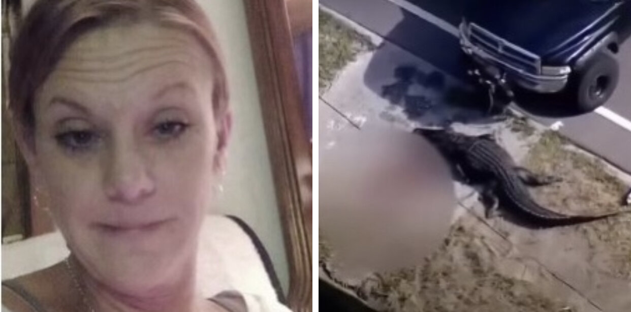 Ucciso alligatore con una donna tra le fauci