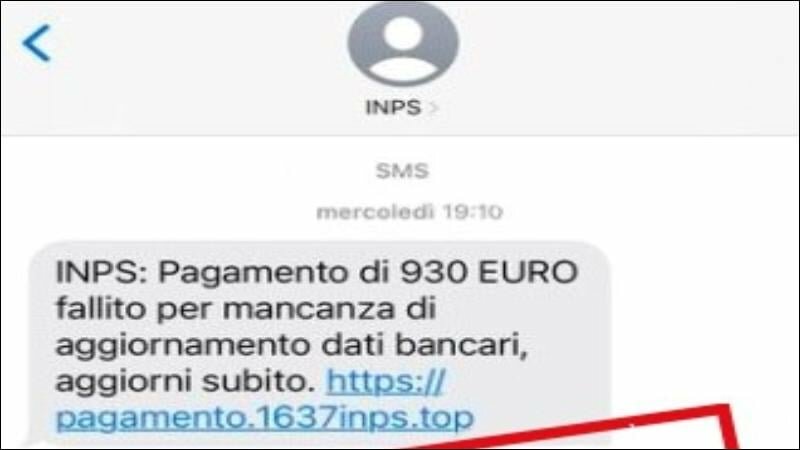 Falsi sms dell'Inps, pensionati nel mirino