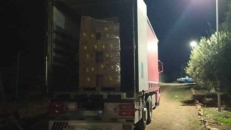 Tir carico di 'botti'