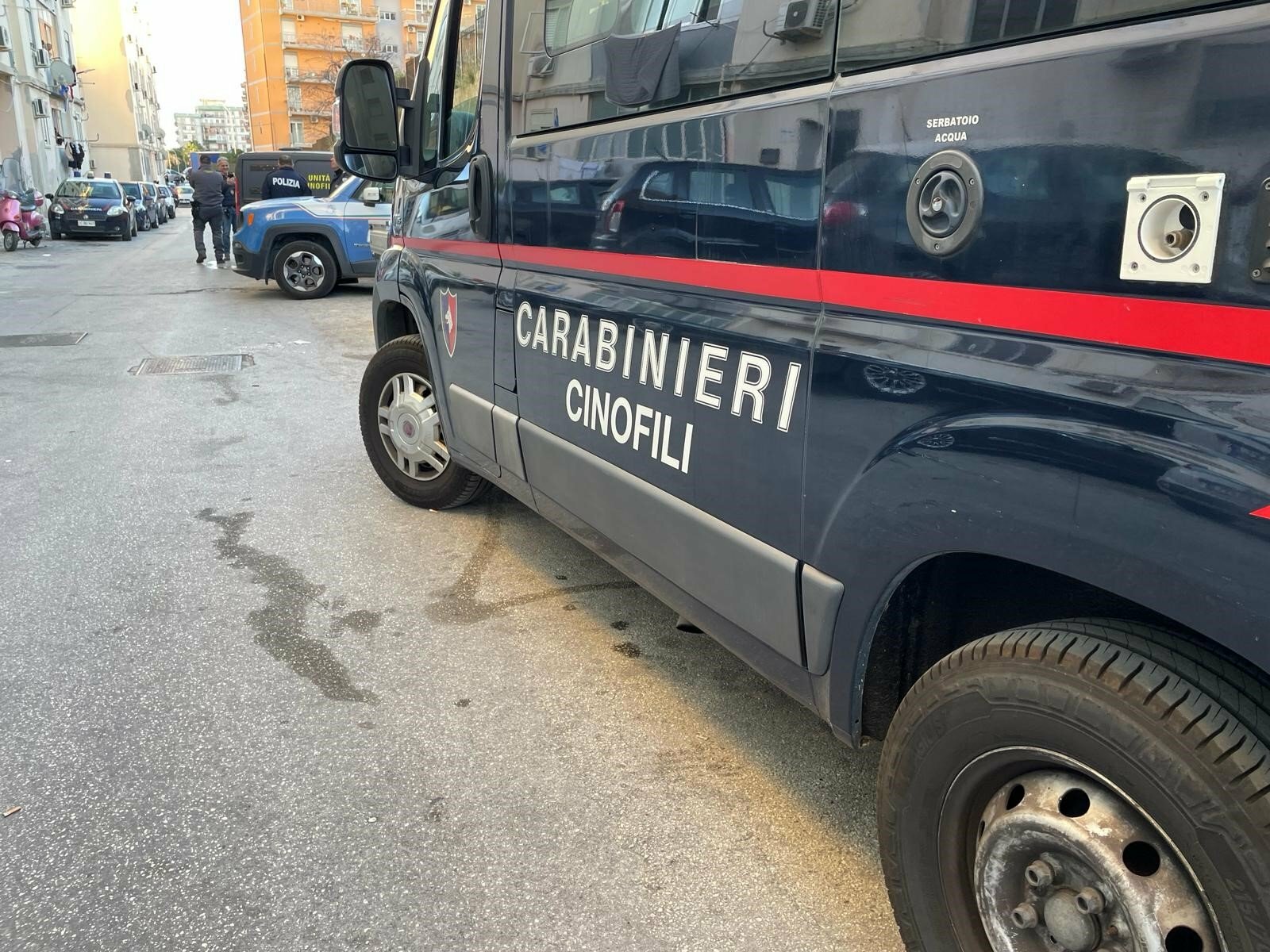 Esplosivi, droga e il cane da guardia: tre arresti