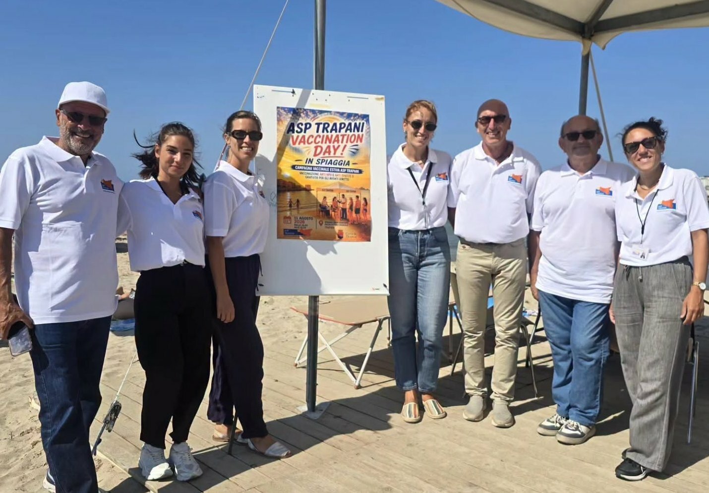 Trapani, la prevenzione non va in vacanza: vaccinazioni in spiaggia