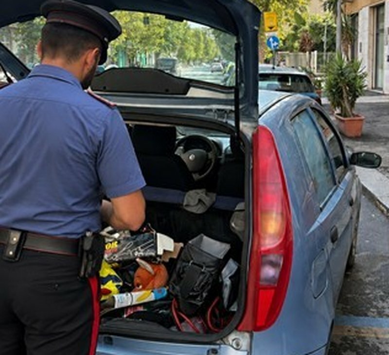 Doppio furto: preso il ladro catanese