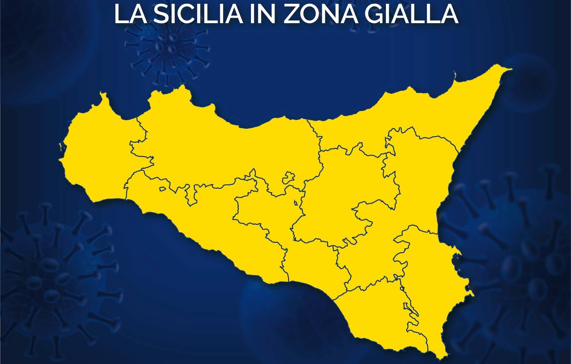 La Sicilia torna in giallo