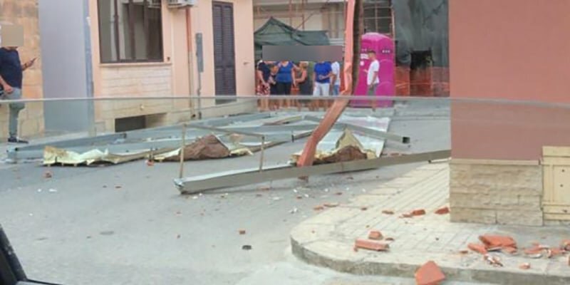 Acquazzone a Siracusa, tromba d'aria a Rosolini
