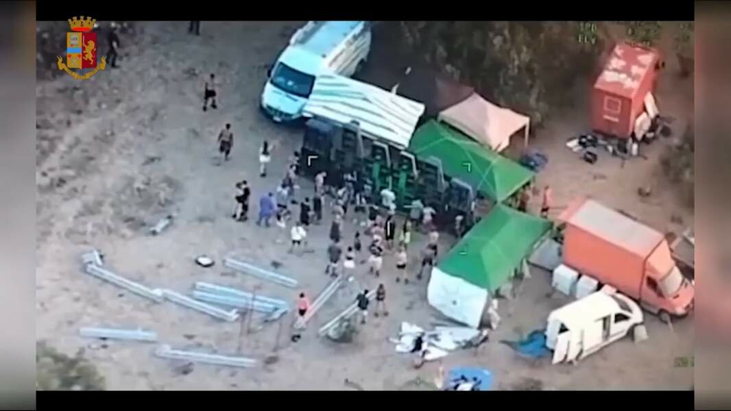 Bloccato il rave party