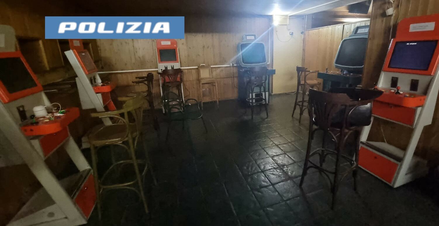 Sala giochi abusiva: a Catania multa colossale