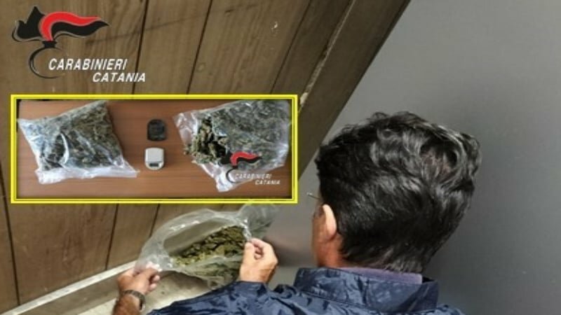 Giarre, la droga era nascosta nel controsoffitto