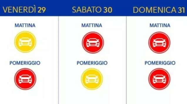Rientro per 12 milioni di italiani, A19 tra le autostrade 'calde'