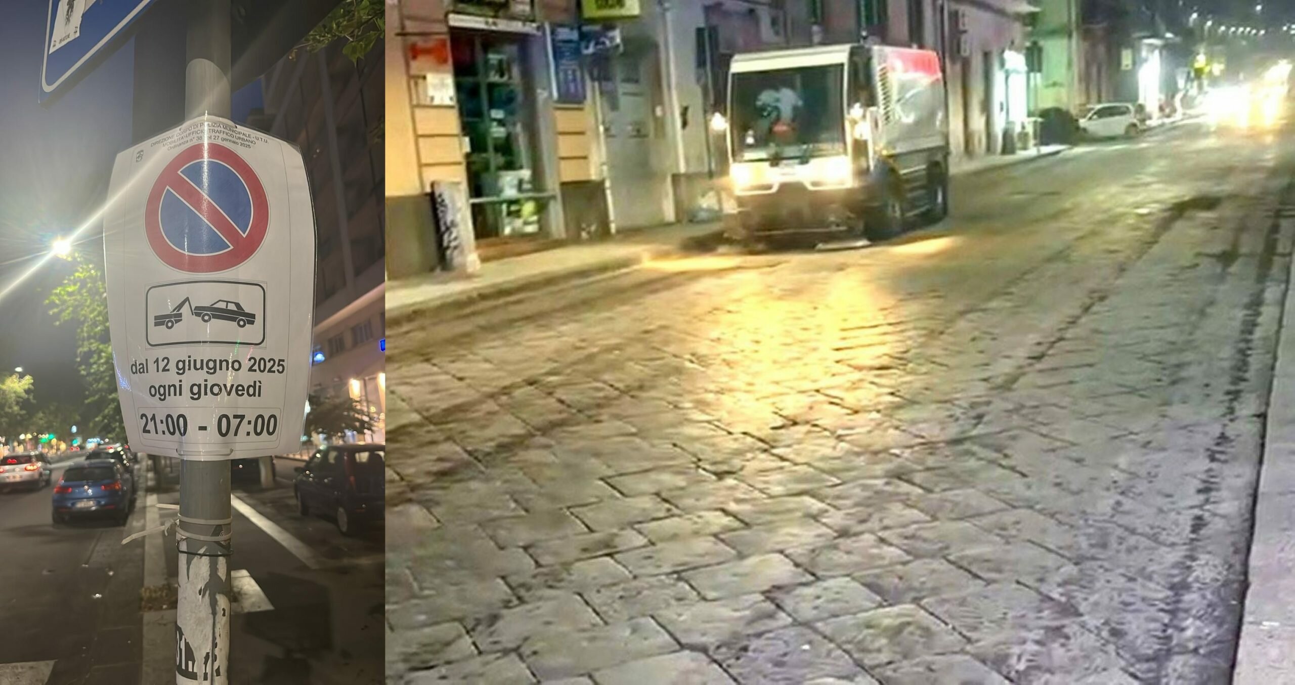 Nuova pulizia delle strade: catanesi, attenti ai turni notturni