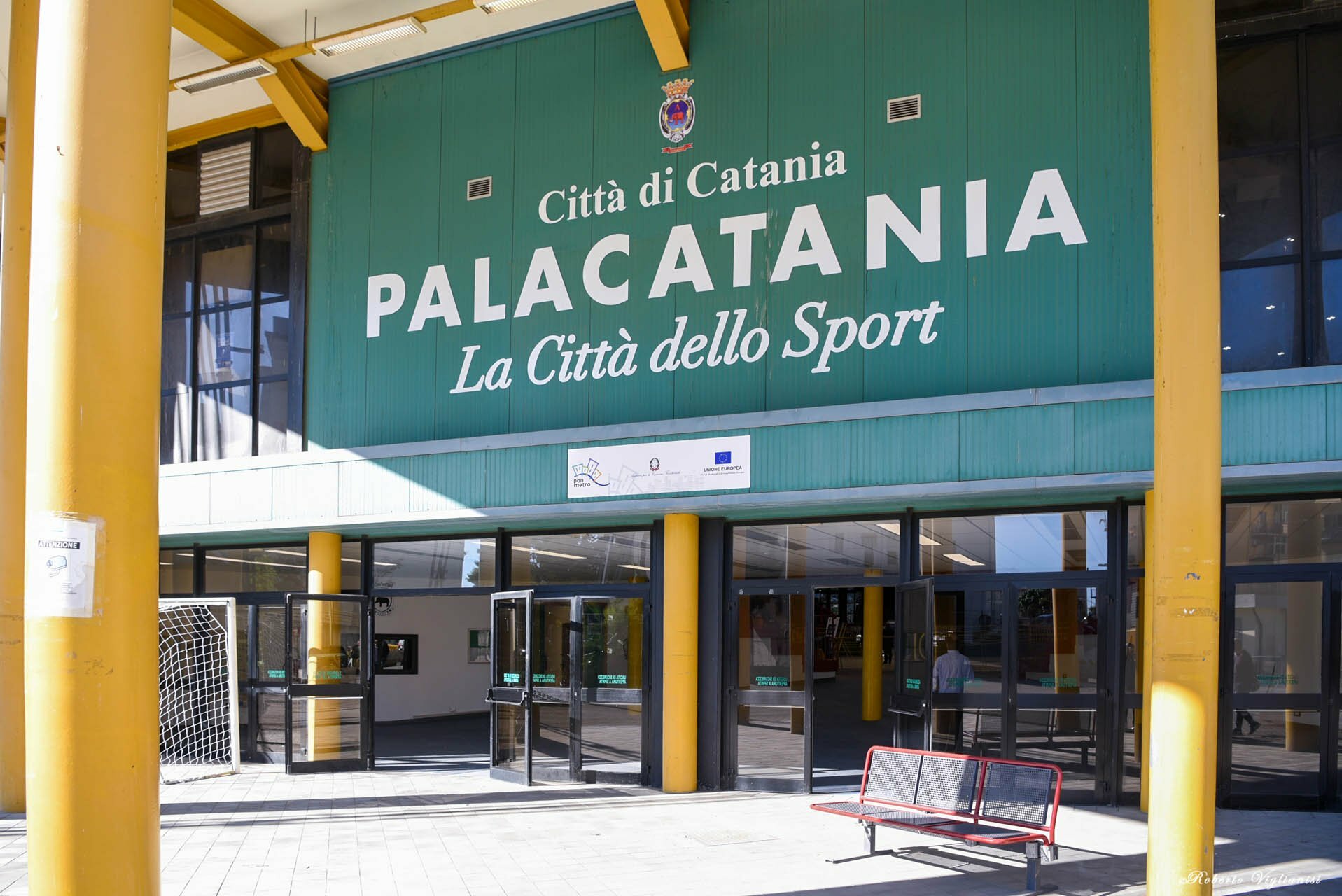 Il PalaCatania prima e dopo