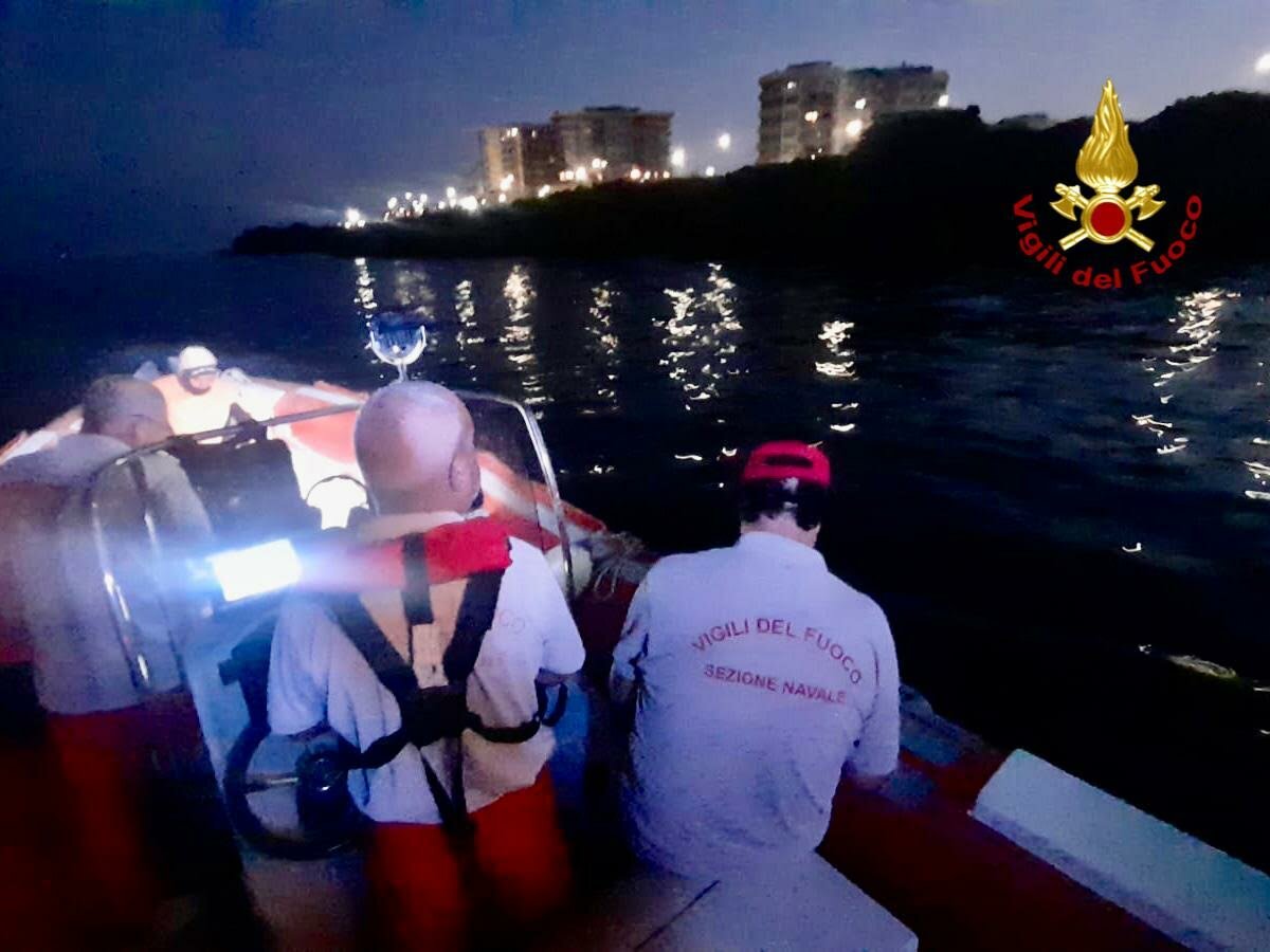 Sub disperso a Catania