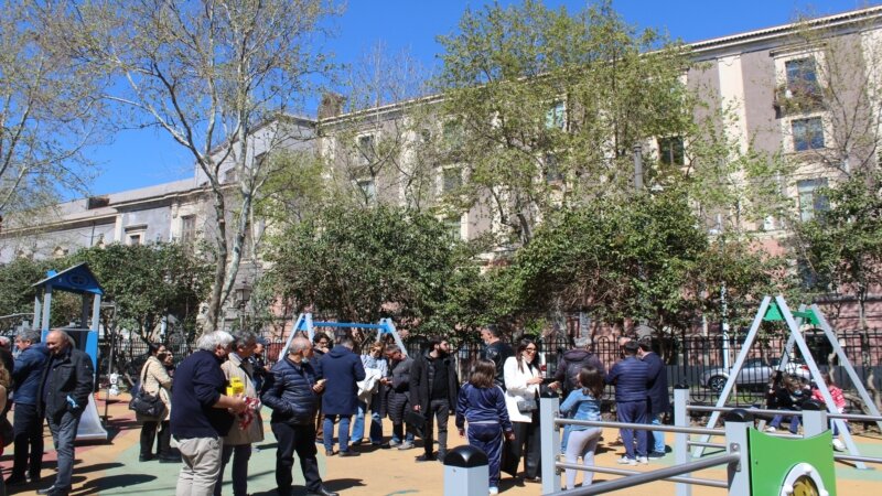 Catania, a villa Pacini un parco giochi inclusivo