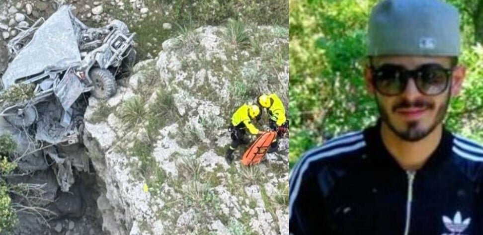 Jeep precipita, Gabriele muore a 29 anni Jeep precipita, Gabriele muore a 29 anni