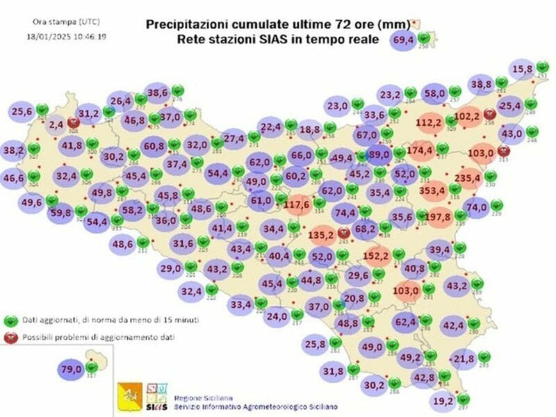 Tempesta di venerd&igrave; 17, pioggia e vento da record