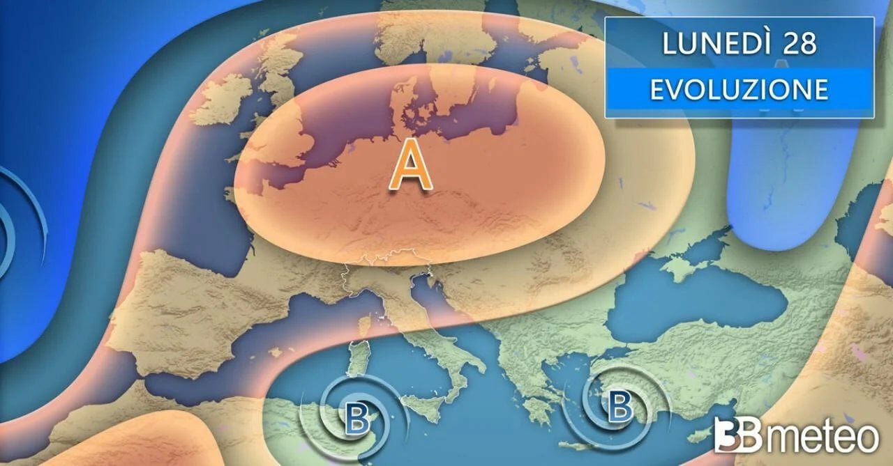 Qualche instabilit&agrave; in Sicilia, poi spazio al caldo