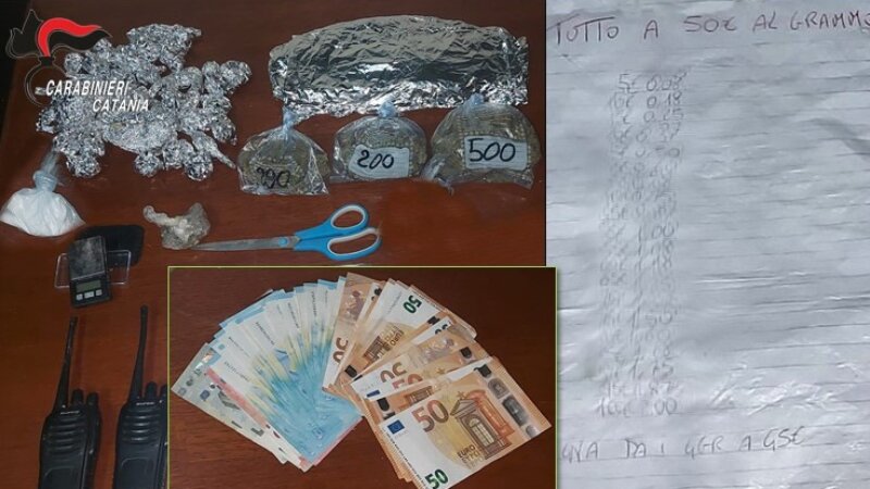 Carabinieri si fingono clienti, presi due pusher