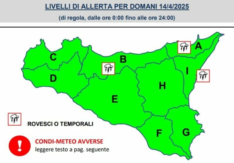 In arrivo raffiche di burrasca in Sicilia