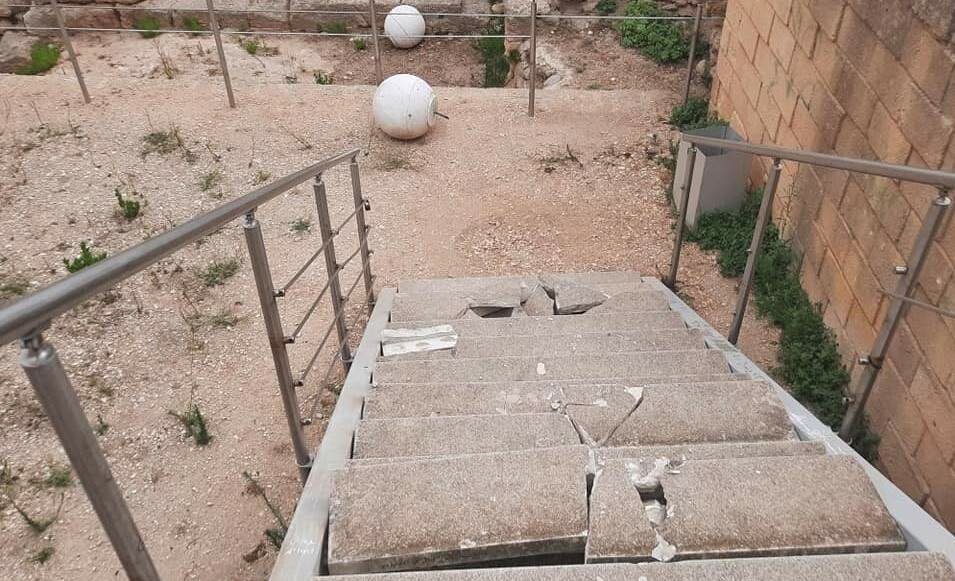 Marsala, atti di vandalismo nell'area San Girolamo Marsala, atti di vandalismo nell'area San Girolamo