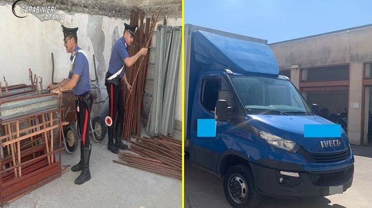 Nicolosi: furto in cantiere e fuga spericolata