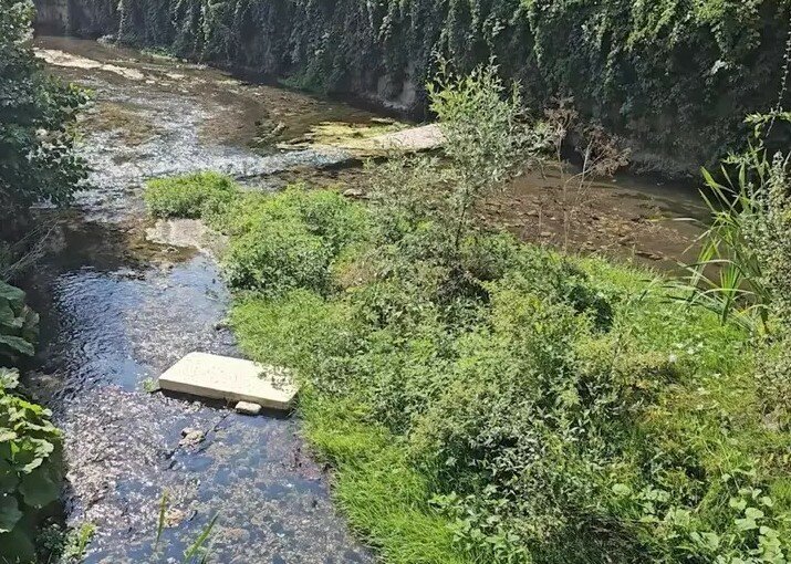 Tonnellate di rifiuti gettate nel torrente Guidari