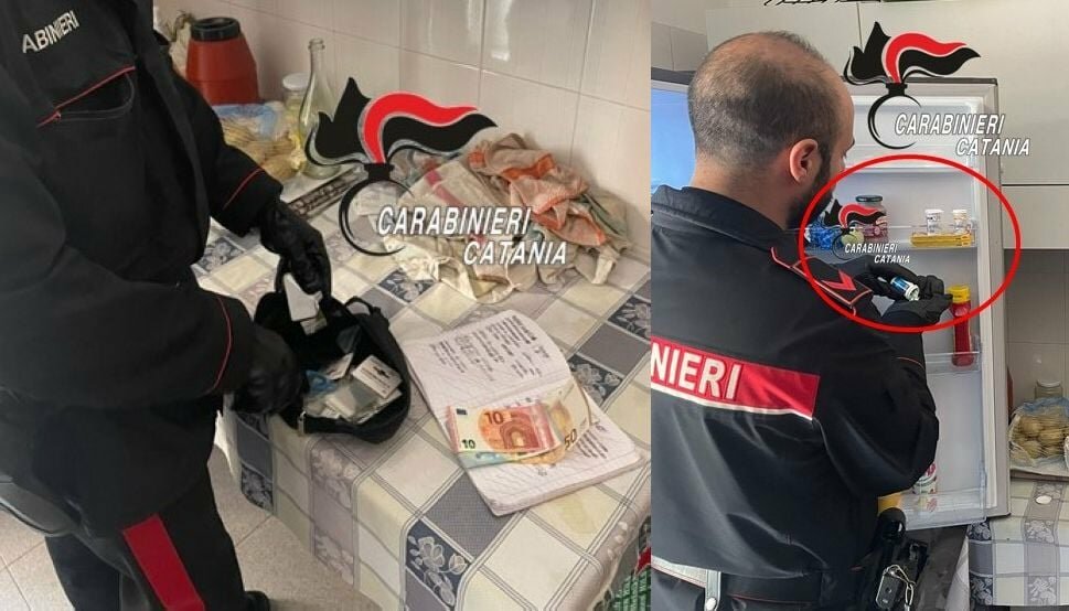 La droga nel frigo del pusher nervoso