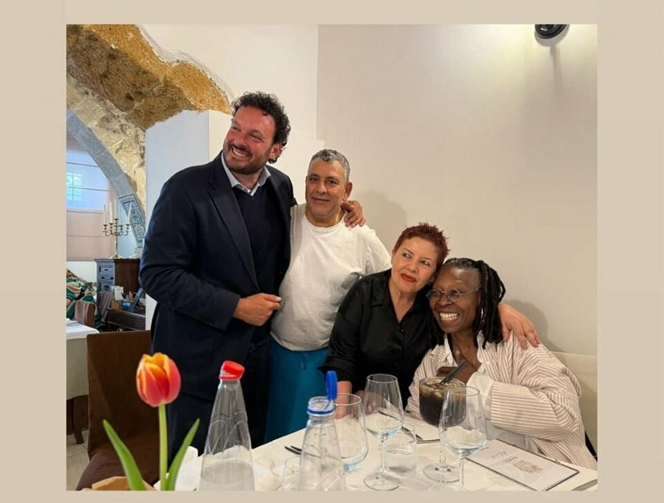 Viaggio in Sicilia per Whoopi Goldberg